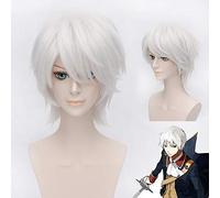 Anime Axis Powers Prussia Cosplay parrucca resistente al calore in fibra sintetica capelli parrucchino Halloween Party Costume parrucche TB ALS