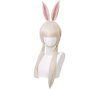 Anime BEASTARS Haru Parrucca Con Le Orecchie Costume Cosplay Resistente Al Calore Capelli Sintetici Parrucche Del Partito Delle Donne + Protezione Della Parrucca