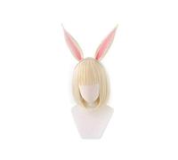 Anime BEASTARS Haru Parrucca corta con orecchie Cosplay Costume Resistente al calore Sintetico Beastars Parrucche da donna Parrucca e orecchio