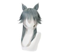 Anime Beastars Legoshi Parrucca Cosplay Orecchie di lupo Bestie personificate Colori sfumati Capelli corti Bobo Parrucche di carnevale di Halloween KUQX0177