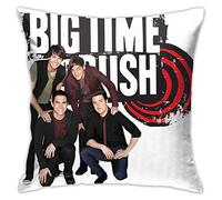 Anime & Big Time Rush Logo and Members Classic Federe, federe per cuscini da pavimento, cuscini, cuscini divano, federa per cuscino 45 cm x 45 cm
