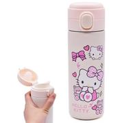 Anime Borraccia Termicaper, Thermos per Bambini,Borraccia Bambini Acciaio Inox, Riutilizzabile Senza BPA Bottiglia Termos, Adatta per Bambini e Bambine da Usare in Viaggio Scuola Sport Campeggio