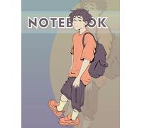 Anime Boy Notebook for school: 8.5x11 inches, 100 Lined pages good for journaling, nice cover design for anime lovers, for teen boys