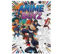 Anime Boys Coloring Book for Kids