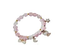 Anime Bracciale, Bambini Animato Accessori Pendente Braccialetto Con Ciondoli Gioielli Moda Gatto Braccialetti Cartoon Charm Braccialetto per ragazze e donne Regali(cute), Acciaio inossidabile