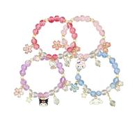 Anime Bracciale, Bambini Animato Accessori Pendente Braccialetto Con Ciondoli Gioielli Moda Gatto Braccialetti Cartoon Charm Braccialetto per ragazze e donne Regali(cute), Acciaio inossidabile