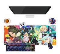 Anime Brilliant Healer's New Life in The Shadows | Tappetino per mouse impermeabile extra large | base in gomma antiscivolo per PC, portatile, e-Sport (3, 31,5" × 11,8" × 0,12")