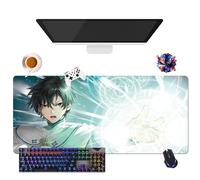 Anime Brilliant Healer's New Life in The Shadows | Tappetino per mouse impermeabile extra large | base in gomma antiscivolo per PC, portatile, e-Sport (1, 35,4" × 15,7" × 0,12")