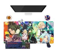 Anime Brilliant Healer's New Life in The Shadows | Tappetino per mouse impermeabile extra large | base in gomma antiscivolo per PC, portatile, e-Sport (3, 35,4" × 15,7" × 0,12")