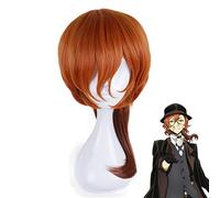 Anime Bungo Cani randagi Chuya Nakahara Chuuya Parrucca arancione Costume Cosplay Resistente al calore Capelli sintetici Uomo Donna Parrucche da festa