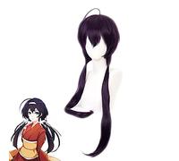 Anime Bungo Cani Randagi Hitori Ayumu Kyoka Izumi Parrucca Lunga Viola Resistente Al Calore Parrucche Sintetiche Dei Capelli Parrucche + Protezione della parrucca