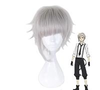 Anime Bungo Cani randagi Parrucca Nakajima Atsushi Cosplay Costume Uomo Donna Corti Capelli sintetici Festa di Halloween Parrucche con giochi di ruolo