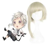Anime Bungo Cani randagi Parrucche Cosplay Atsushi Nakajima Parrucca Cosplay Parrucca sintetica resistente al calore Capelli Halloween Bungou Cani randagi