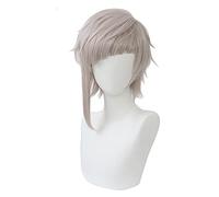 Anime Bungo Stray Dogs Atsushi Nakajima Cosplay Short Lotus Gray Wig Cosplay Anime Cosplay Wig Heat Resistant Synthetic Wig