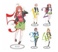 Anime Cartoon The Quintessential Quintuplets Figura Acrilica Giocattolo Modello Statua 3D Doppio Lato Trasparente Stand Action Figure Desk Decorazione