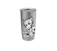 Anime Catboy Character - Simpatico design con orecchie di gatto Kawaii - Manga Bicchiere termico in acciaio inox doppia parete