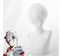 Anime Cells at Work! Parrucche Cosplay leucociti Parrucca Cosplay Parrucca sintetica Capelli Festa di Halloween Parrucca di globuli bianchi Hataraku Saibou