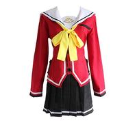 Anime Charlotte Cosplay Costume,Uniformi scolastiche utilizzate per feste a tema Cosplay Shidare Hotaru/Otosaka Yuu Rosso M