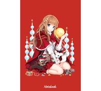 Anime Christmas v1 Notebook: Notebook, sketchbook_ 6x9 inches, 120 dotted pages, planner, journal, organiser, bullet journal