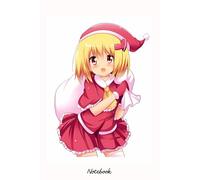 Anime Christmas v2 Notebook: Notebook, sketchbook_ 6x9 inches, 120 dotted pages, planner, journal, organiser, bullet journal