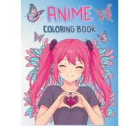 Anime Coloring Book: Peaceful Anime Portraits and Floral Dreams, a Relaxing Coloring Journey for Teens