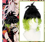 Anime Comic Demon Slayer Kimetsu no Yaiba Parrucche Cosplay Giyuutarou Parrucca cosplay Resistente al calore Parrucca sintetica Capelli corti Lisci