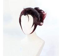 Anime Comic Demon Slayer Kimetsu no Yaiba Parrucche Cosplay Kamado Tanjirou Parrucca Cosplay Parrucca sintetica resistente al calore Marrone Capelli corti