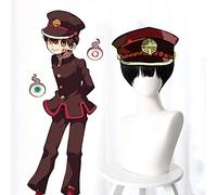 Anime Comic Jibaku Shounen Hanako kun Parrucche Cosplay Hanako kun Parrucca Cosplay Parrucca sintetica resistente al calore parrucche da uomo corte nere