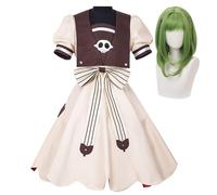 Anime Cosplay Costume Per Minamoto Kou Uniform Suit Yashiro Nene Vestito Halloween Vestito Con Parrucca (Marrone (con parrucca),M)