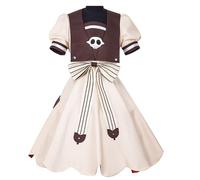 Anime Cosplay Costume Per Minamoto Kou Uniform Suit Yashiro Nene Vestito Halloween Vestito Con Parrucca (Marrone,L)