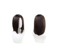 Anime Cosplay Eren Jaeger Parrucca, Marrone Scuro Media Lunghezza Capelli Lisci Per Halloween, Partito, Carnevale, Vita Notturna, Concerti