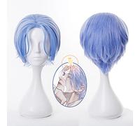 Anime cosplay Parrucca anime SK8 The Infinity Langa Hasegawa Cosplay Blue Parrucca Hasegawa Ranga Breve Party Resistente al Calore Parrucca Capelli In Fibra