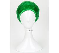 Anime cosplay parrucca Il Joker Cosplay parrucca corta schienale verde resistente al calore sintetico parrucca+cappuccio parrucca