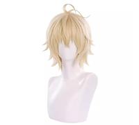 Anime Cosplay Parrucca Mikaela Hyakuya Blonde Short Halloween Costume Cosplay Parrucca,per Festa Carnevale Natale