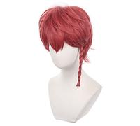 Anime Cosplay Parrucca per Blue Lock Bachira Meguru Cosplay Parrucca Corta Capelli Gialli Neri con Tappo Parrucca (Rance Kurona)