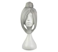 Anime Cosplay Parrucca Per Carcere Scuola Shiraki Meiko 35cm Corto Resistente Al Calore Capelli Sintetici Per Le Donne Costume Partito Parrucche Capelli Panino Grigio