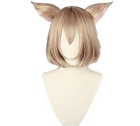 Anime Cosplay Parrucca Per Felix Argyle Oro Capelli Corti Resistente Al Calore Sintetico Con Orecchio Cosplay Capelli Sintetici Festa Di Halloween Carnevale