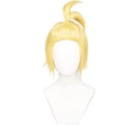 Anime Cosplay Parrucca Per La Forza Del Fuoco Arthur Boyle Giallo Stile Resistente Al Calore Capelli Costume Halloween Partito Spettacolo Evento Concerti