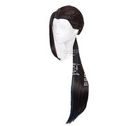 Anime cosplay parrucca Twisted Wonderland Jamil Viper Parrucche Cosplay Costume Nero Blu Lungo Sposa Diritta Fibra Resistente al Calore Pelucas