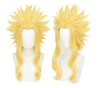 Anime Cosplay Parrucche Per Tutti I Potere Costume Da Uomo Breve Bionda Oro Giallo Capelli Sintetici Parrucca Per Il Partito Cos Natale Halloween