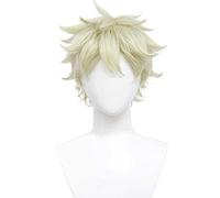 Anime Cosplay Wig,Blue Period Yaguchi Yatora Wig,Light Green Fluffy Wig,with Free Wig Cap for Christmas Carnival Party Halloween Cosplay Wig, One Size, AS Show