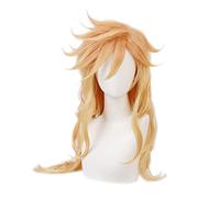 Anime Cosplay Wig for Douma Cosplay Wig,bionda Orange Long Wig Synthetic Hair,Halloween Costume cosplay for Christmas Carnival Party