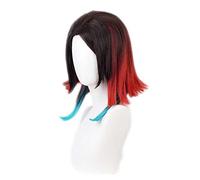 Anime Cosplay Wig for Enmu Cosplay Wig,Short Wave Wig Synthetic Hair,Halloween Costume cosplay for Christmas Carnival Party