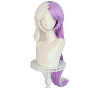 Anime Cosplay Wig for Sigma Costume Heat Resistant Synthetic Hair White Purple Heat Halloween Carnival Christmas