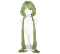 Anime Cosplay Wig,Green Long Wig,with Free Wig Cap ,for Christmas Carnival Party Halloween Cosplay Wig, One Size, AS Show