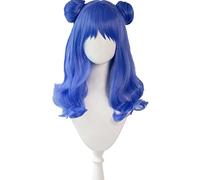 Anime Cosplay Wig,Tokyo Mew Mew Aizawa Minto Wig,Blue Long Curly Wig,with Free Wig Cap for Christmas Carnival Party Halloween Cosplay Wig, One Size, AS Show
