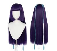 Anime Cosplay Yun Jin Parrucca, Donne Viola Capelli Lunghi Parrucche per Halloween Costume Partito Accessori