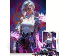 Anime Cybernetic Rococo Puzzle da 1000 pezzi per adolescenti Sviluppo cerebrale Rilassante Facile da pulire Unisci caldo Regalo di Natale (50x75cm)