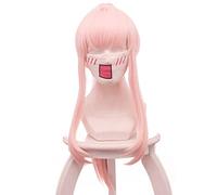 Anime DARLING in FRANXX 02 Zero Two Pink Long Ponytail Parrucca Cosplay Costume CODICE 002 Parrucche sintetiche termoresistenti per donna
