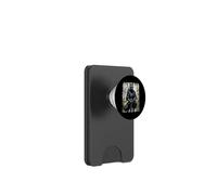 Anime d'arte giapponese vintage Samurai Cat Graphic Warrior PopSockets PopWallet per MagSafe